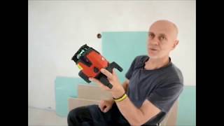 Hilti Laser krzyżowy PM 40-MG, uchwyt ścienny.