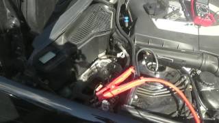 Mercedes-Benz S550 - replace Battery / замена батареи