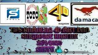 TIPS RAMALAN 4D MKT DAN SINGAPORE 25/1/2020