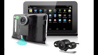 Автопланшет DVR FC-950 с навигатором обзор / Автомобильный планшет с регистратором купить
