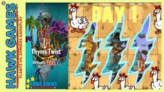 Plants vs Zombies 2 Thyme Twist World Day 1 (Player's Choice)