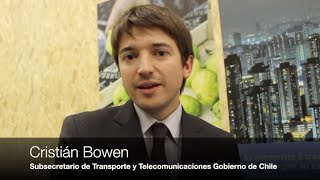 Entrevista a Cristián Bowen, Subsecretario de Transporte y Telecomunicaciones, en la COP21