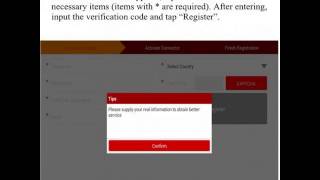 Launch X431 Pro and Pro 3 registration