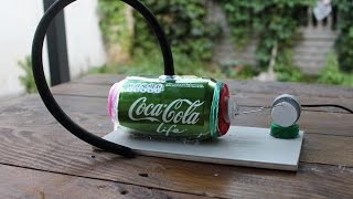 DIY-КАК СДЕЛАТЬ ВОДЯНОЙ КОМПРЕССОР ИЗ КОКА КОЛЫ?_WATER PUMP from COCA COLA