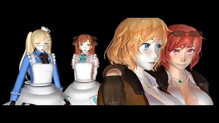 [MMD] [HETALIA] Do You [Fem!America (2P) and Fem!England (2P)]