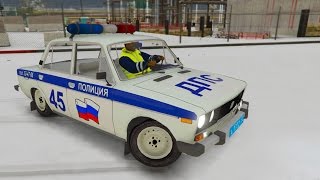 ВАЗ 2106 ДПС - ЗИМНИЙ ДРИФТ НА ПОЛИЦЕЙСКОЙ МАШИНЕ в ГТА 5