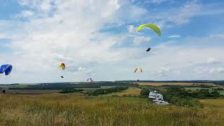 Windtech Bali-2. Вяжи, 07.07.2018. Учебный полёт у склона. 1
