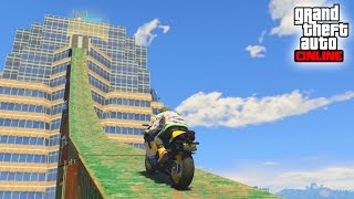 PERO DANI TIO!!! SALTA!!! - Gameplay GTA 5 Online Funny Moments (Carrera GTA V PS4)