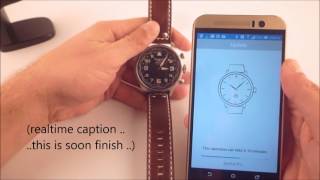 how to upgrade my watch with with the Aviator 1 2 0 app