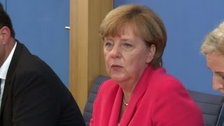 Refugee crisis tests Europe's core ideals: Merkel