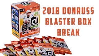 2018 Donruss Football Blaster Box Break
