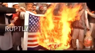 Pakistan: US flag desecrated as Trump's Pakistan announcement sparks anger