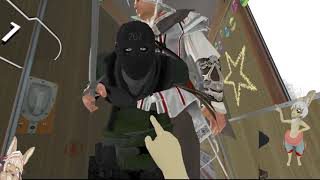 VRCHAT УЖАСЫ В ПОЕЗДЕ, СТРАННЫЙ ТОРГОВЕЦ ПИРОЖКАМИ, ЗАДУМЧИВЫЙ ОФИЦИАНТ [HTC VIVE]