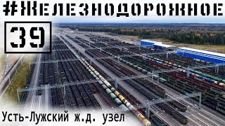 Тепловоз без машиниста едет сам! Cамая крутая ж.д. горка в России. #Железнодорожное в Усть-Луге. 39с