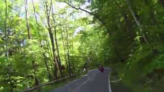 Riding down Mt. Greylock