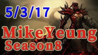 TSM MikeYeung Jarvan IV Jungle vs Kha'Zix Patch 8.2
