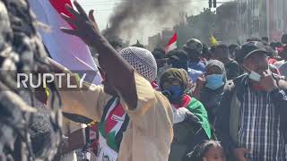 Sudan: Anti-military rule protesters met with tear gas in Khartoum