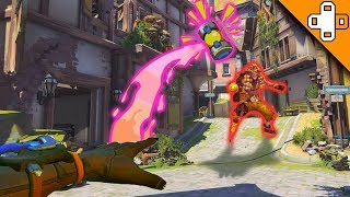 LOL THAT ANA GRENADE! Overwatch Funny & Epic Moments 416