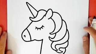 HOW TO DRAW A CUTE UNICORN