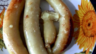 Колбаска с картошкой в мультиварке