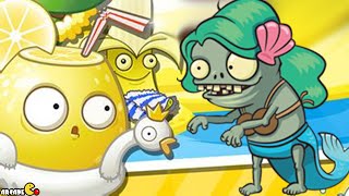 Plants Vs Zombies 2: Mermaid Imp Lemon Juice Big Wave Beach Day 6