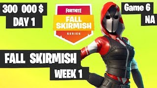 Fortnite Fall Skirmish Week 1 Day 1 Game 6 NA Highlights (Group 2) - Hold The Thrones