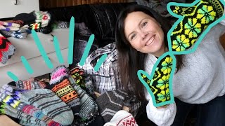 MY GRANNY'S KNITTING MADNESS // Get warm Estonian mittens and socks