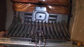 промываем теплообменник газовой колонки ariston CF14 P