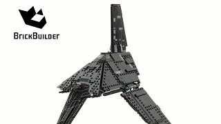 Lego Star Wars 75156 Krennic's Imperial Shuttle - Lego Speed Build