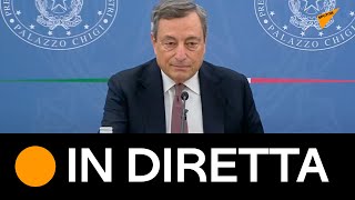 Manovra, la conferenza stampa del Presidente Draghi