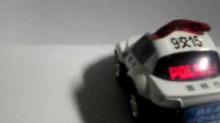 チョロQ　LED　RX-8パトカー　ダミースキャナ