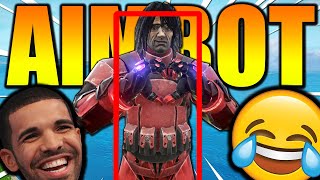 Using AIMBOT on the Whole Server (INSANE LOOT) - ARK Survival Evolved Hacking