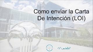 Enviar carta LOI