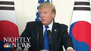 President Donald Trump Changes Tone On North Korea Threat In Push For Diplomacy | NBC Nightly News