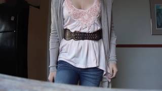 CUTE OOTD DOWNBLOUSE HOT