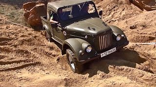 █ По бездорожью. УАЗ - 69. Горный проходчик, Ч-4. Sand storm 2014 off-road race (по внедорожью).