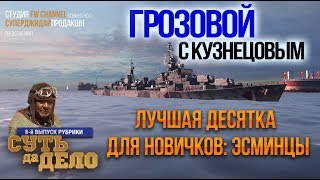Эсминец Грозовой с Кузнецовым: лучшая десятка для новичков (эсминцы) / World of Warships