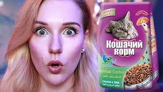 ПРОБУЮ КОШАЧИЙ КОРМ?*