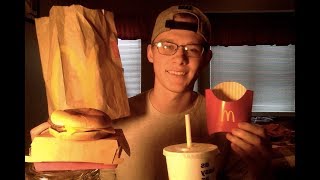 ASMR Eating Mcdonalds~Ramble