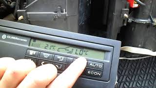 Климатроник пассат б3 работа заслонок