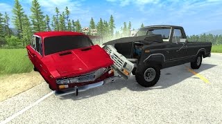 ОПАСНАЯ АВАРИЯ ПО НЕ ОСТОРОЖНОСТИ ... - BeamNG Drive