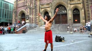 Funny Street Artist in Montreal, Featured Snap Boogie