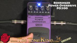 Bugera Behringer PO300 Power Overdrive Pedal Demo Review Boss PW2 PW-2 Power Driver PO-300