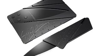 Credit Card Folding Knife Unboxing (Black)