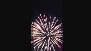 Fireworks display at SM City Taytay