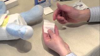 Diamond Circumcision - Demonstration of Life Brand Gauze Application