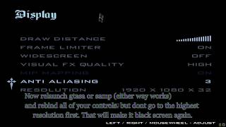 How to fix GTA:San Andreas black screen (tutorial)
