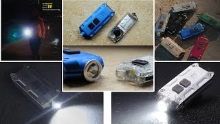Nitecore TIP (360 люмен) - видеообзор ночного теста маленького наключного фонаря