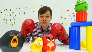 Angry Birds: Федор идет в спортивную секцию для детей!