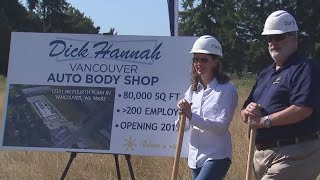 Dick Hannah breaks ground on state-of-the-art repair shop